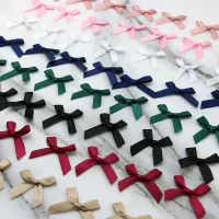 50 Pcs Pink Ribbon Bows for DIY Crafts thumbnail 2