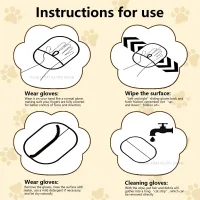 Electrostatic Pet Hair Removal Glove thumbnail 4