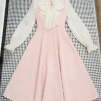 Vintage Plaid Midi Dress thumbnail 6