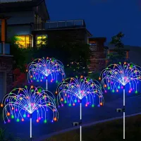 Solar Firework LED Stake Lights thumbnail 6