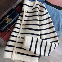 Women's Striped Knit Crop Cardigan thumbnail 1