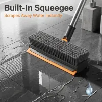 360° Rotating Floor Scrub Brush with Squeegee thumbnail 5