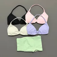 Women's Seamless Yoga Gym Set 2-Piece thumbnail 3