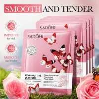 SADOER Rose Facial Mask - Hydrating & Anti-Aging thumbnail 1