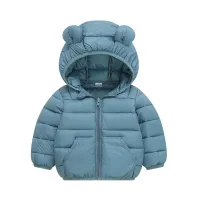 Kids Winter Warm Down Coat Hooded Jacket thumbnail 6