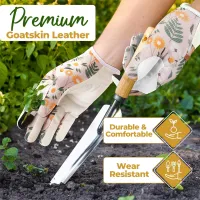 Thorn-Proof Leather Gardening Gloves thumbnail 2