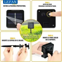 Solar LED Outdoor String Lights thumbnail 5