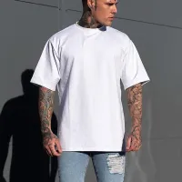 Men's 100% Cotton Oversized Crew Tee thumbnail 1