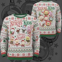 SKZOO 3D Christmas Ugly Sweater Sweatshirt thumbnail 1