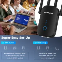 Wonlink 1200Mbps WiFi Repeater thumbnail 4
