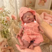 25cm Silicone Reborn Baby Girl Doll thumbnail 5