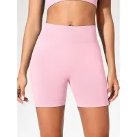 High Waisted Yoga Shorts thumbnail 3