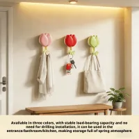 Tulip Suction Cup Towel Rack thumbnail 4