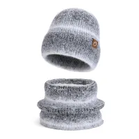 Women's Winter Hat Scarf Beanie Set thumbnail 6