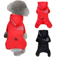 Winter Waterproof Dog Coat with Hoodie thumbnail 1