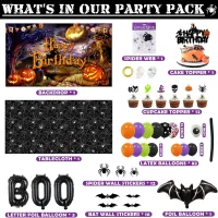 Halloween Spider Web Balloon Arch Kit thumbnail 2