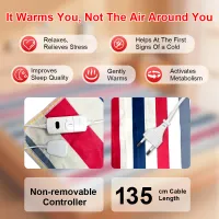 Electric Heated Blanket 70x150cm with Timer thumbnail 3