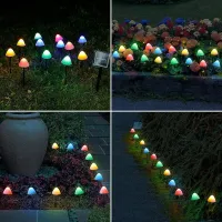 Solar Mushroom Pathway Lights thumbnail 6