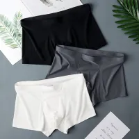 Ice Silk Seamless Men's Boxers thumbnail 2