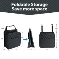 PU Leather Car Seat Back Organizer thumbnail 6
