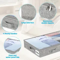 Clear Under Bed Storage Drawers thumbnail 6