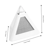 Pyramid LED Alarm Clock Thermometer thumbnail 6