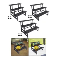 3 Tier Metal Plant Stand thumbnail 2