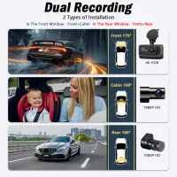 4K Dual Dash Cam with WiFi thumbnail 6