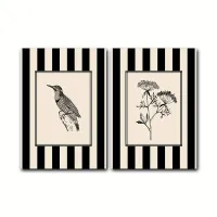Minimalist Bird & Floral Wall Art Set thumbnail 5