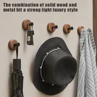 Solid Wood Suction Cup Hook thumbnail 4