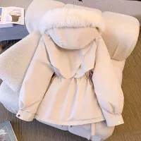 Women's Fleece Lined Down Jacket Parka thumbnail 6