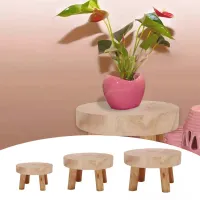 Wooden Plant Stand Shelf thumbnail 3