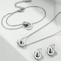 Roman Numerals 3-Piece Jewelry Set thumbnail 5