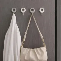 Heavy Duty Adhesive Wall Hooks 4-Pack thumbnail 3