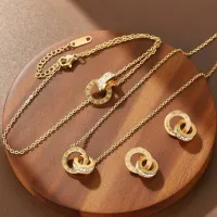 Roman Numerals 3-Piece Jewelry Set thumbnail 1