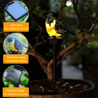 Solar LED Bird Garden Lights thumbnail 4