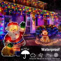 Solar Icicle String Lights thumbnail 5