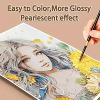 60 Color Watercolor Paint Set thumbnail 6
