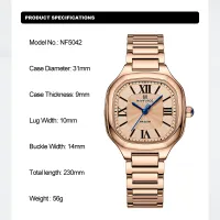 NAVIFORCE Minimalist Waterproof Ladies Watch thumbnail 4