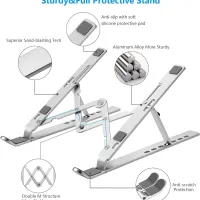 Adjustable Aluminum Laptop Stand thumbnail 4