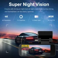 4K Dual Lens WiFi Car Dash Cam thumbnail 5