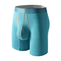 Men's Bamboo Fiber Boxer Shorts with U Pouch thumbnail 4