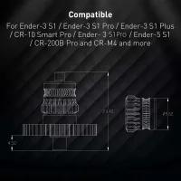 Sprite Extruder Gear Upgrade Kit thumbnail 2