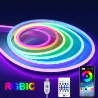 Smart RGBIC Neon LED Strip Light thumbnail 1