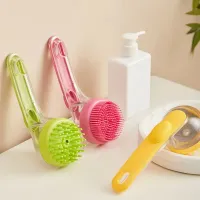 Soft Silicone Pet Bath Brush thumbnail 2