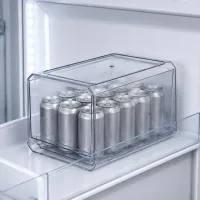 Large Clear Fridge Organizer Bin thumbnail 5
