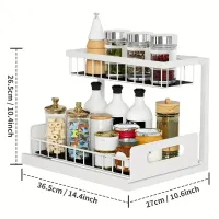 2-Tier Under Sink Pull-Out Organizer thumbnail 6