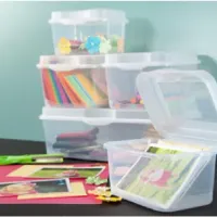 Sterilite FlipTop Stackable Storage Bin thumbnail 5