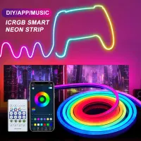 RGBIC Neon LED Strip Light 5V USB thumbnail 1