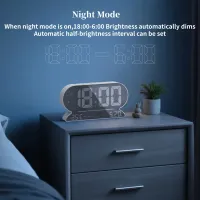USB Digital Alarm Clock with Temp thumbnail 5